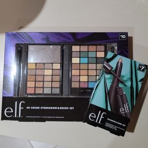 New e.l.f. Set- 48 Color Eyeshadow & Brush Set & Shadow & Liner Set